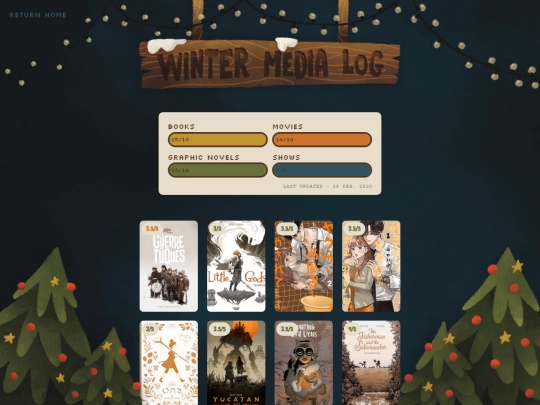 cultureLogs/WinterReads26 screenshot