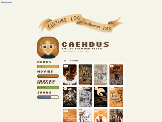 cultureLogs/fallReads25 screenshot