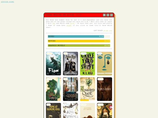cultureLogs/summerReads25 screenshot