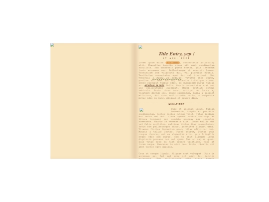 journal/entries/template screenshot