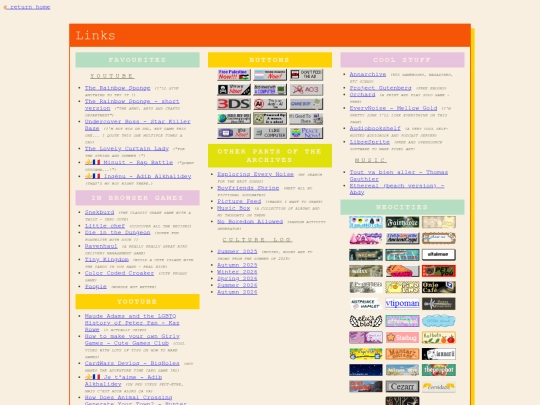 links screenshot