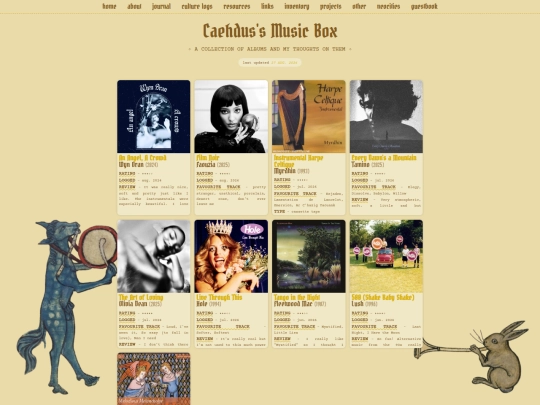mediaLogs/layouts/musicBox screenshot