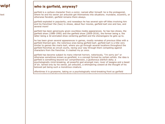 whoisgarfield screenshot
