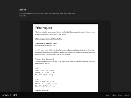 prints screenshot