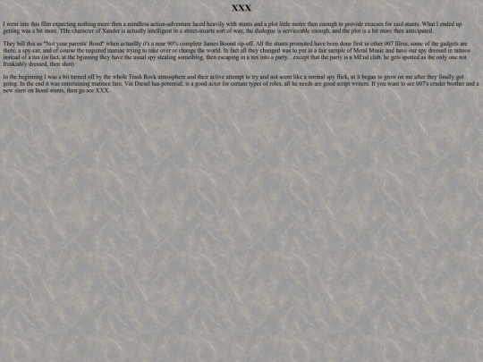 xxx screenshot