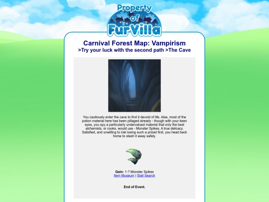 exploresim/carnival/vampirism-second-cave screenshot