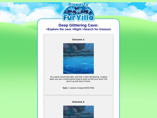 exploresim/universal/deep-cave-search screenshot