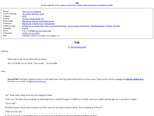 Talk screenshot