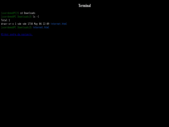 index screenshot