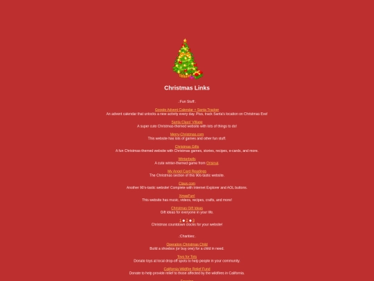archive/xmaslinks screenshot