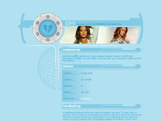 fanlistings/fanlisting_2000s screenshot