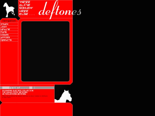 fanlistings/fanlisting_deftones screenshot