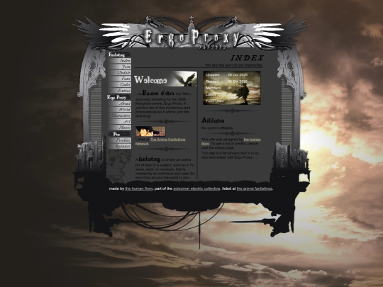 fanlistings/fanlisting_ergoproxy screenshot
