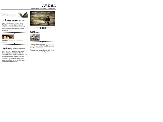 fanlistings/fanlisting_ergoproxy/fanlisting_ergoproxy_index screenshot