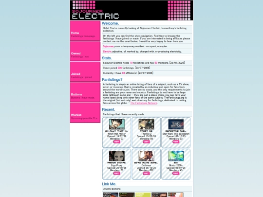 fanlistings/sojournerelectric screenshot