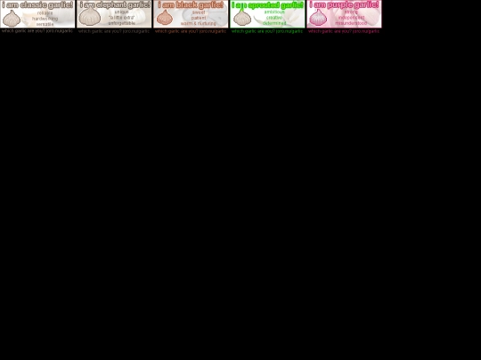 quizdirect/allresults/garlic screenshot