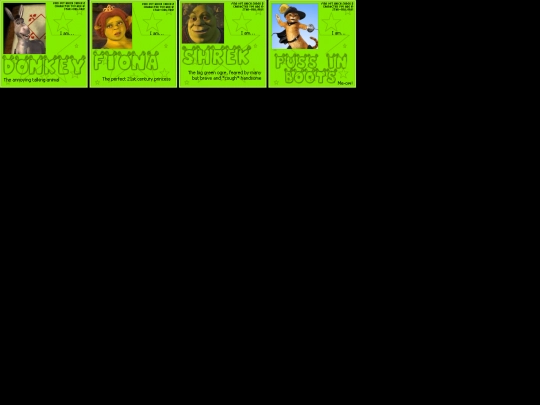 quizdirect/allresults/shrek2 screenshot