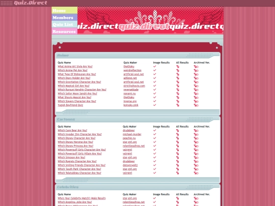 quizdirect/quizdirect_quizlist screenshot