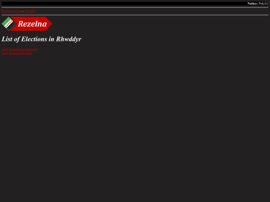 ElectionMenu screenshot