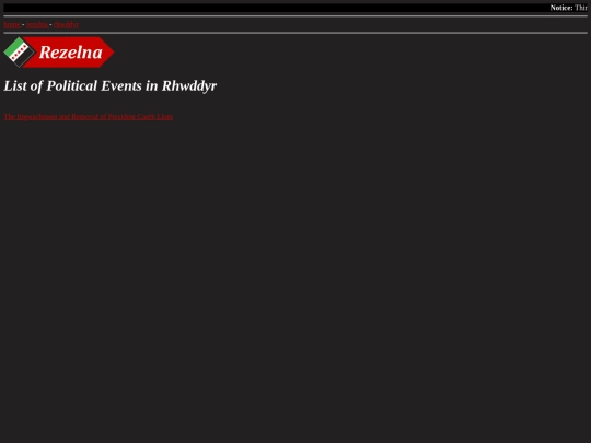 rhweventsmenu screenshot