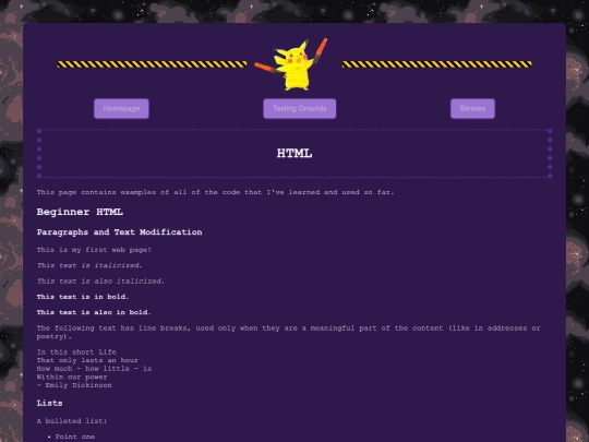 html-learning screenshot
