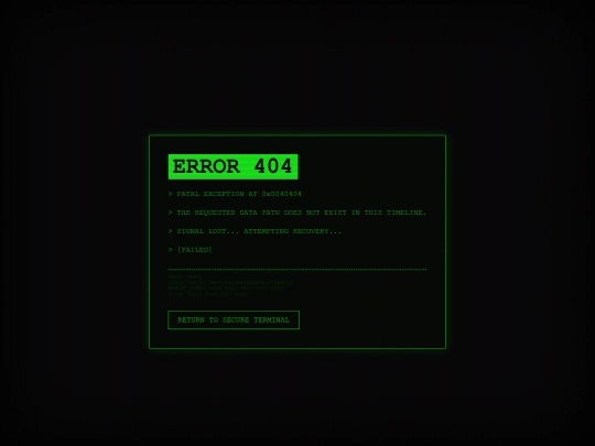 not_found screenshot