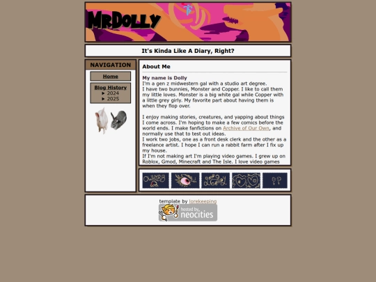Blogs screenshot