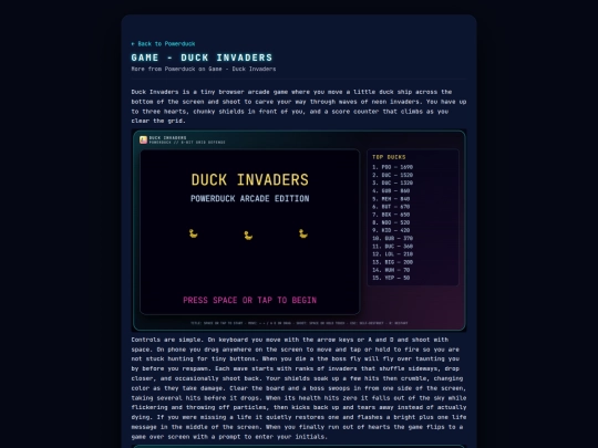 game-duck-invaders screenshot