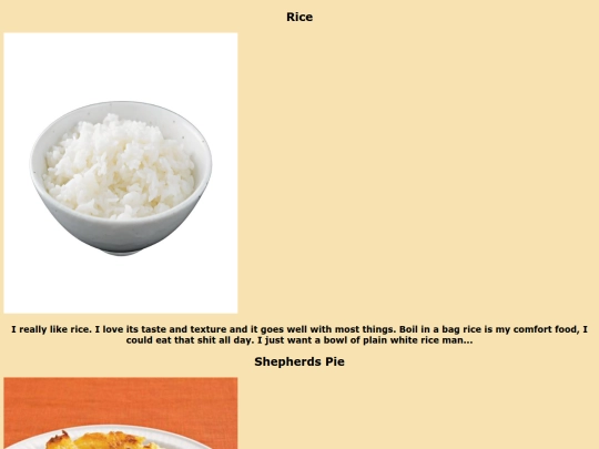 myfavouritefoods screenshot