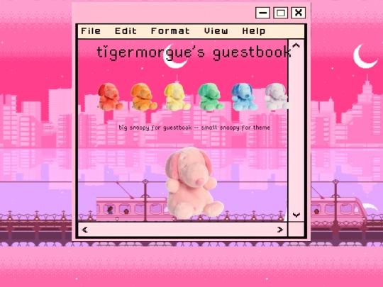 guestbook screenshot