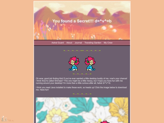 secret_shimeji screenshot
