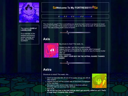 shoutouts screenshot