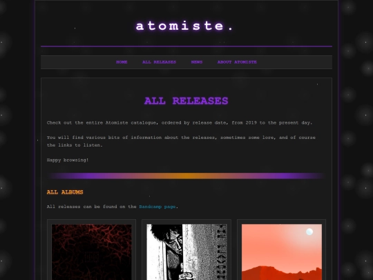 discography screenshot