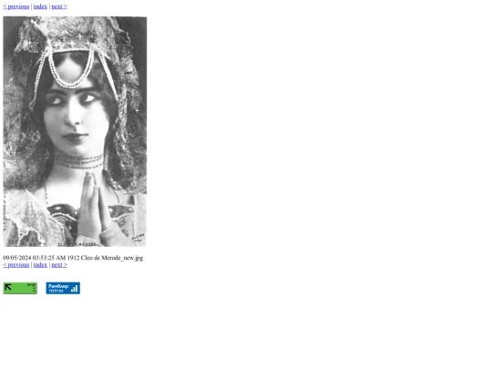 cap/1900-1914/slides/1912 Cleo de Merode_new screenshot