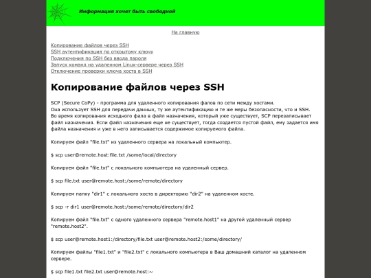 fiction2/ssh_faq screenshot