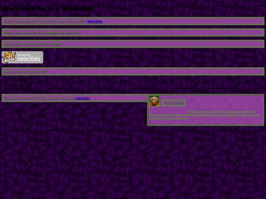 test screenshot