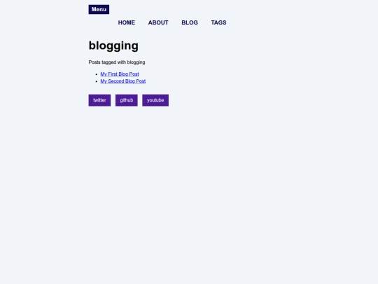tags/blogging screenshot