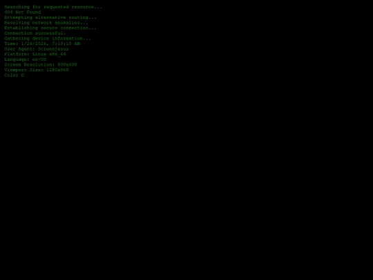 not_found screenshot