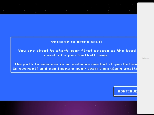 retro-bowl screenshot