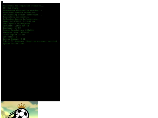 test screenshot
