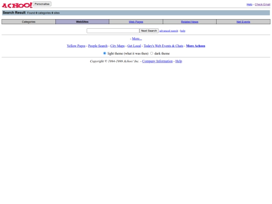 achoo!/search screenshot