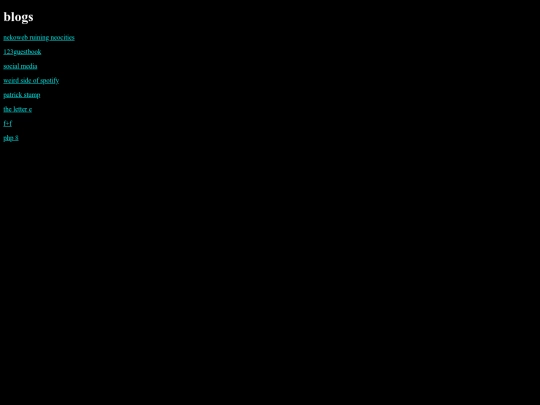 blogs screenshot
