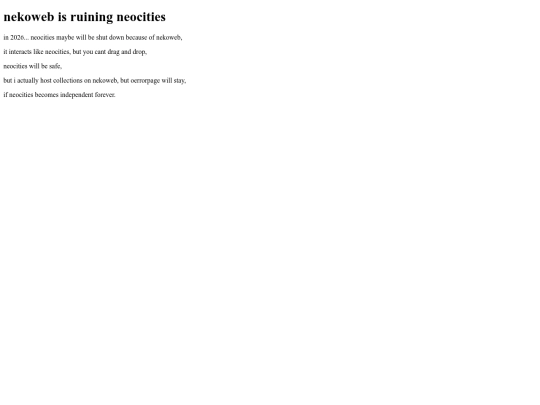 blogs/lite/Nekoweb screenshot