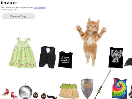 dressacat screenshot