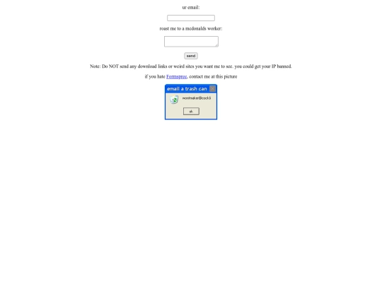 email/form screenshot