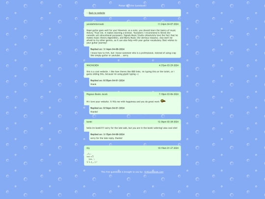 guestbookarchive screenshot