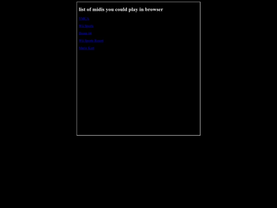 non_download_midis screenshot