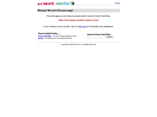 not_found screenshot