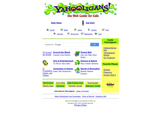 yahooligans screenshot