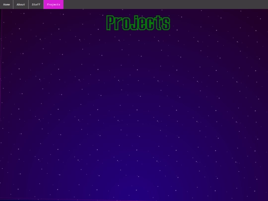 projects screenshot
